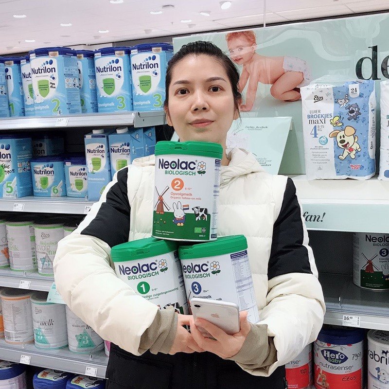 荷兰neolac悠蓝有机奶粉1段2段3段婴儿配方奶粉3罐包邮