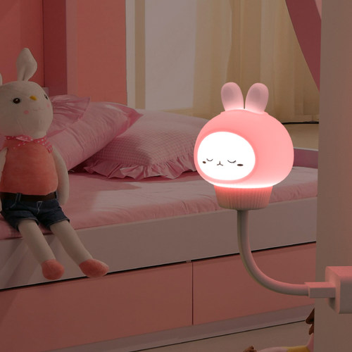 可爱兔子小夜灯卧室柔光睡眠灯