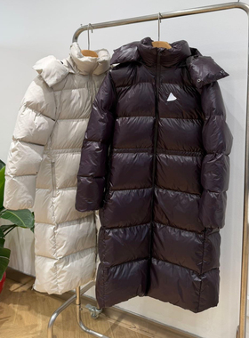 户外！女士防水长款加厚鹅绒服