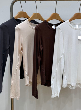 不退换！特！越产 Hold Tight 女士长袖上衣 瑜伽T恤