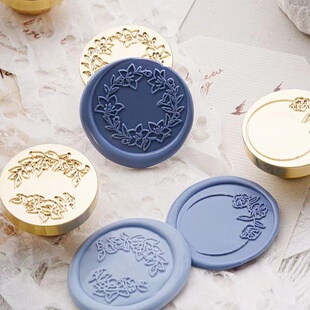 火漆印章手帐儿童花朵系春天信封文创礼物文具手账DIY封口蜡戳信