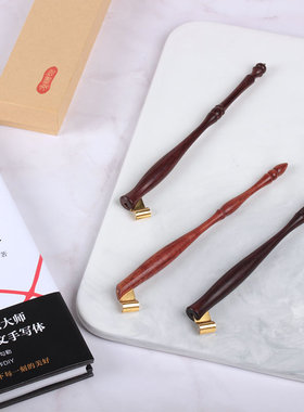 英文书法蘸水笔杆ESER圆体哥特体copperplate可调节法兰定制刻字