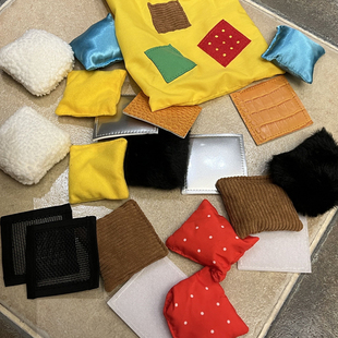触觉袋儿童玩具感统训练触感材料抓沙包感官触摸感知道具沙豆袋包
