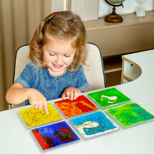 幼儿园感官液体儿童触觉教具感统训练材料托班幼儿触感玩具触摸垫