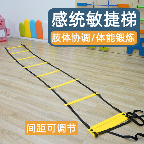 幼儿园儿童敏捷梯体能训练幼儿室内感统平衡梯子玩具运动器材云梯