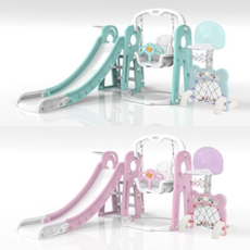 Слайд 早教室内多功能组合儿童恐龙滑梯秋千感统滑滑梯宝宝体能家用玩具 OTHER