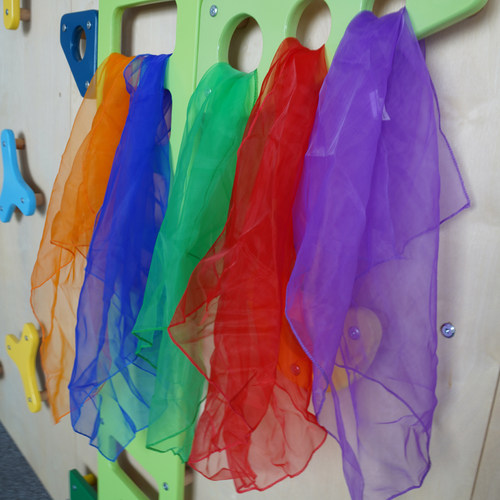 彩色丝巾纱巾婴儿丝带纱彩带道具