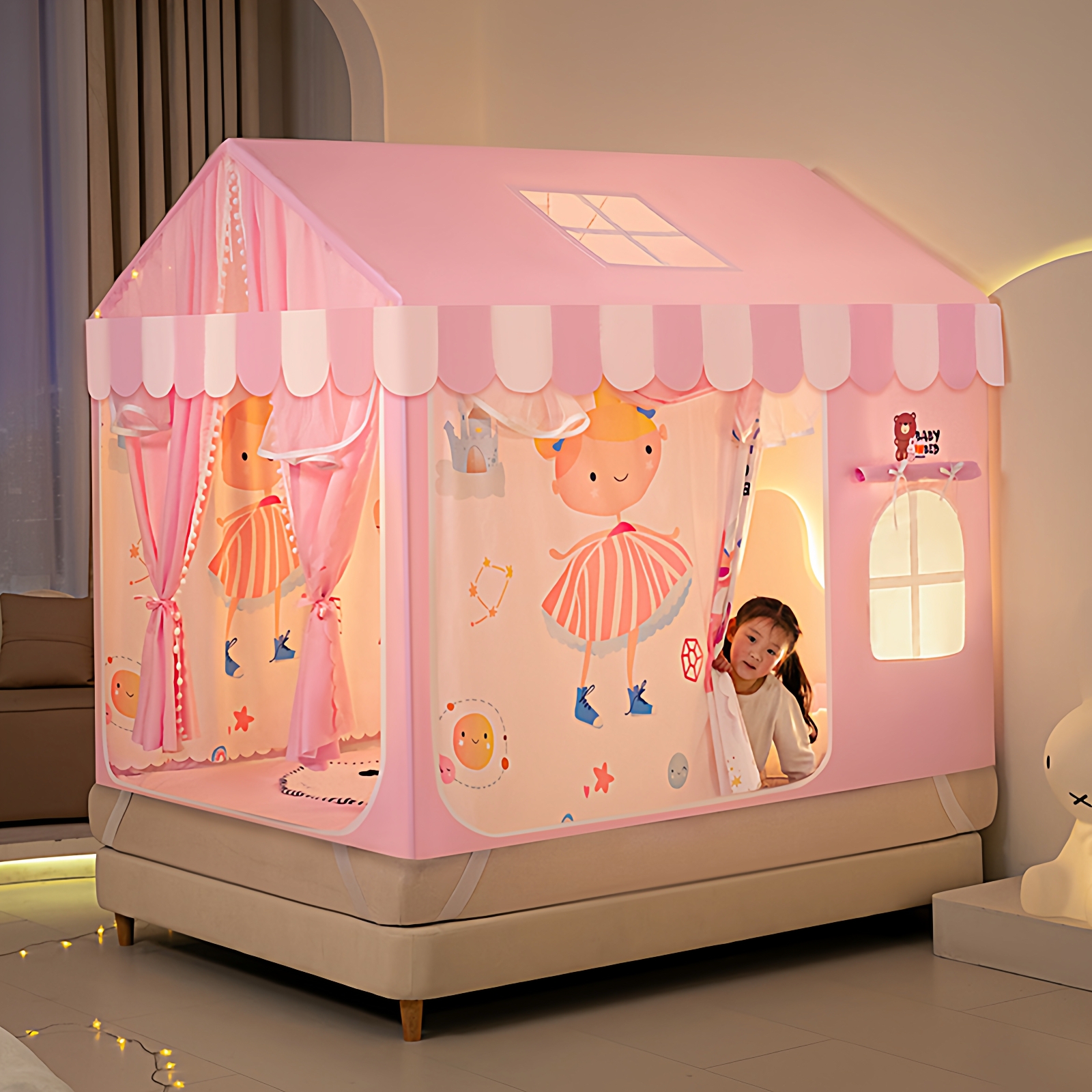 蚊帐夏季家用儿童防摔帐篷