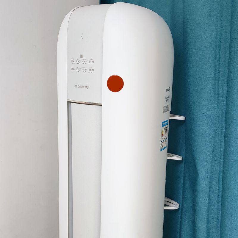 格力空调防吸窗帘支架圆柱挡窗帘架进风口立式星铂风金贝舒炫苏致