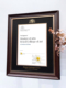 英国毕业证书装 裱展示框画框相框实木挂墙框A3框A4证书框定制尺寸