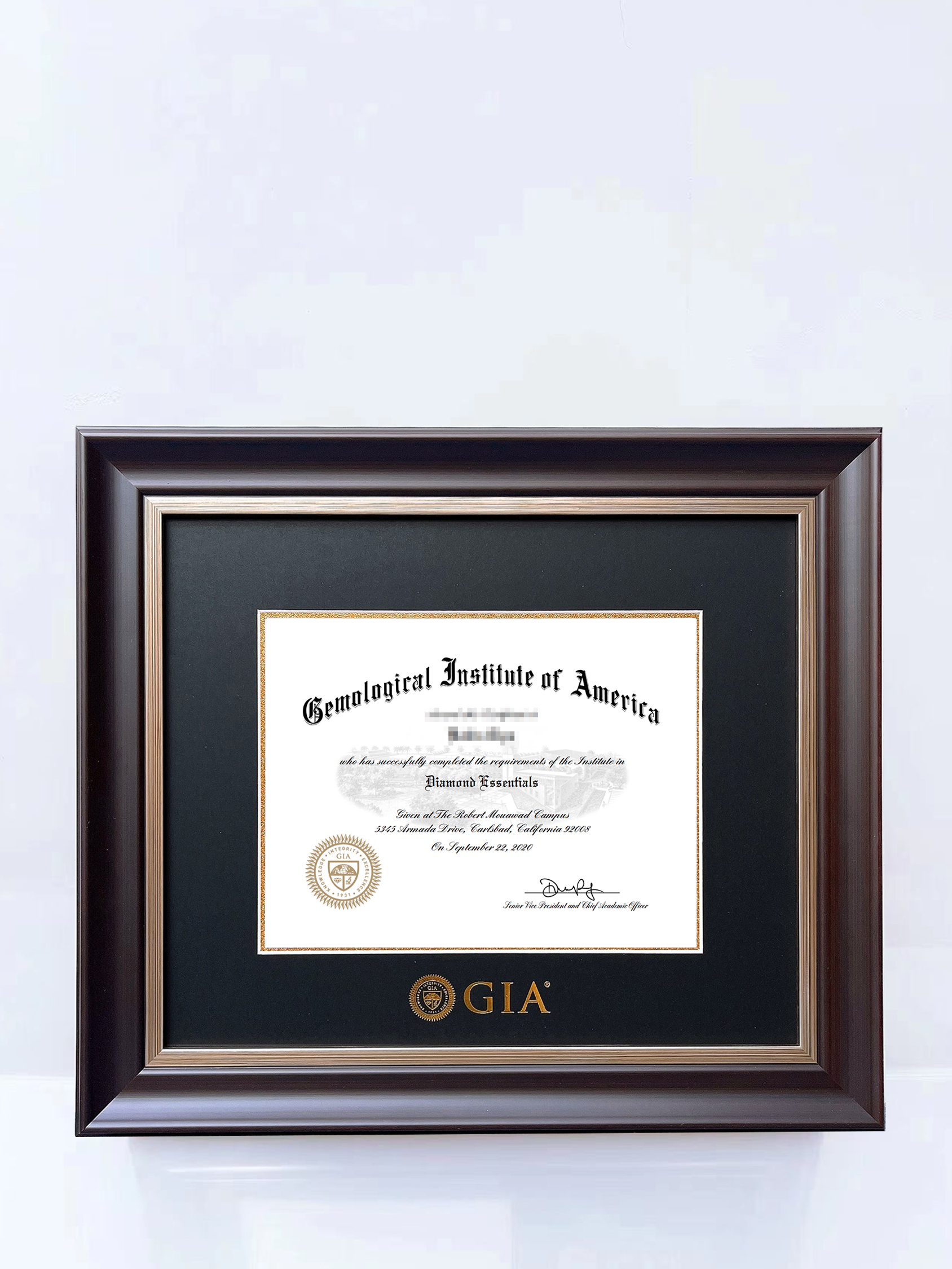 墨创艺证书框实木美式定制画框