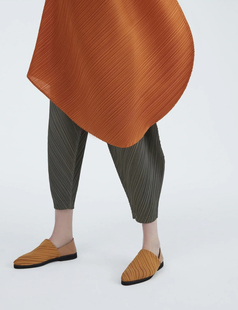 三宅褶皱裤子锥形裤小脚裤异形裤鸡腿裤长裤女JF413