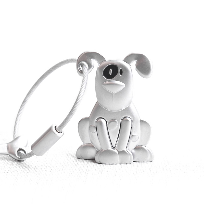 Troika狗狗丑萌钥匙扣女韩国车钥匙包包挂件可爱情侣钥匙扣定制