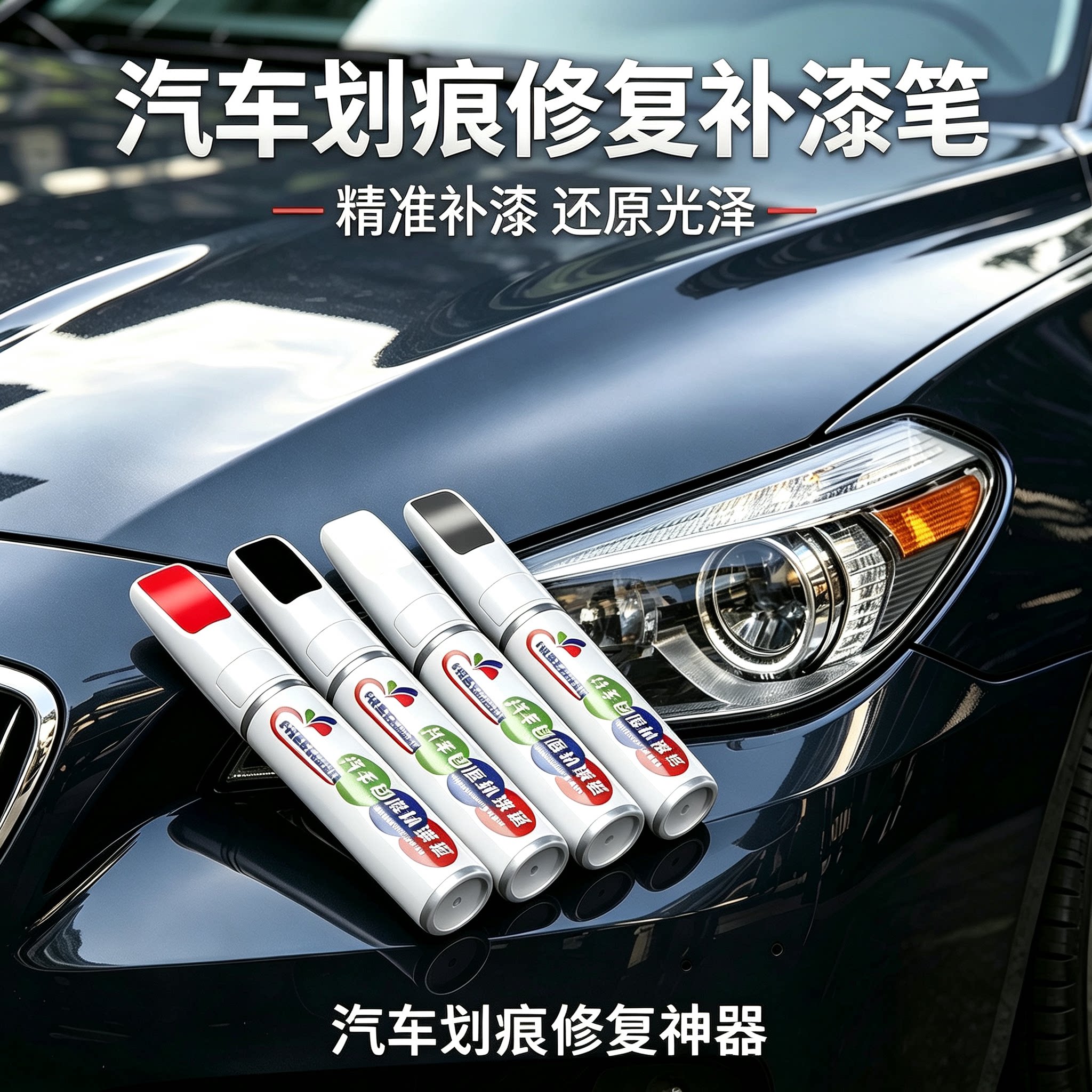 汽车珍珠白点漆笔车身划痕剐蹭修复补漆笔专用自喷漆漆面修补神器
