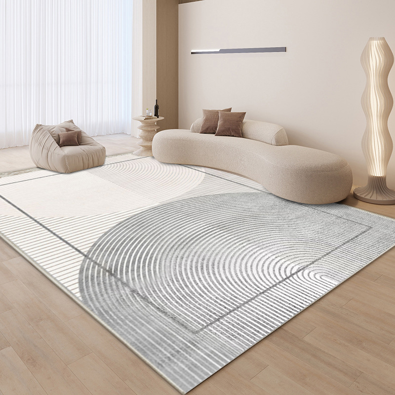 地毯客厅2025新款轻奢高级地垫卧室床边沙发茶几简约免洗防滑可擦