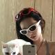 发箍可折叠墨镜女款 2025新品 高质感猫眼偏光太阳眼镜防紫外线骑行