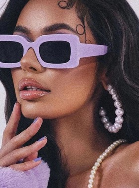 凹造型眼镜女潮网红显脸小方形