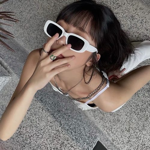 防紫外线长方形旅游情侣搞怪眼镜