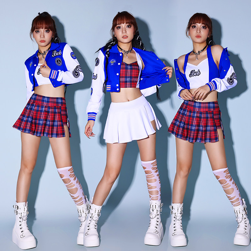 女团演出服新款kpop打歌服大学生跳舞衣服啦啦队服装爵士舞蹈服女
