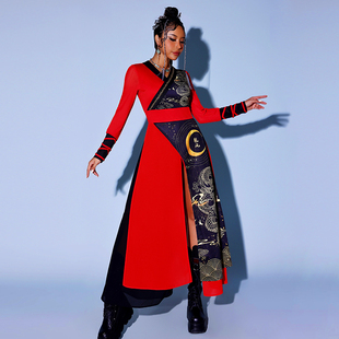 中国风爵士舞蹈服女套装古风爵士舞服装街舞表演服kpop女团演出服