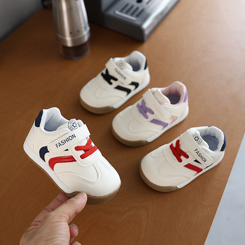 婴儿学步鞋魔术贴软底春秋季新款童鞋宝宝皮鞋防滑运动鞋男女板鞋,童鞋/婴儿鞋/亲子鞋,板鞋,淘宝优惠券,粉丝福利购,淘宝优惠卷