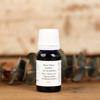 土耳其大马士革奥图玫瑰精油5%浓度稀释油10ml有机荷荷巴油基底油