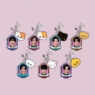 沈载伦JAY李羲承JAKE西村力亚克力书包挂件挂饰包包钥匙扣1156