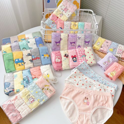 棉儿童内裤可乐梨三角裤无骨抗菌