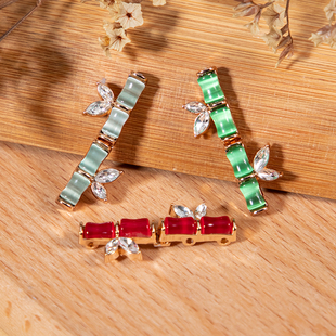 竹节子母扣马面裙上衣搭扣云肩明制汉服扣子国风金属盘扣中式对扣