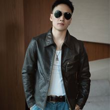 特叔1930RRL汤姆克鲁斯同款牛皮复古皮衣真皮秋季夹克外套男装