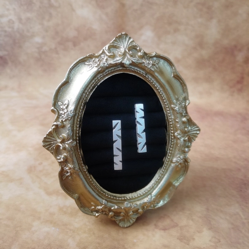 Vintage中古欧洲回流925银雾面拉丝耳钉北欧