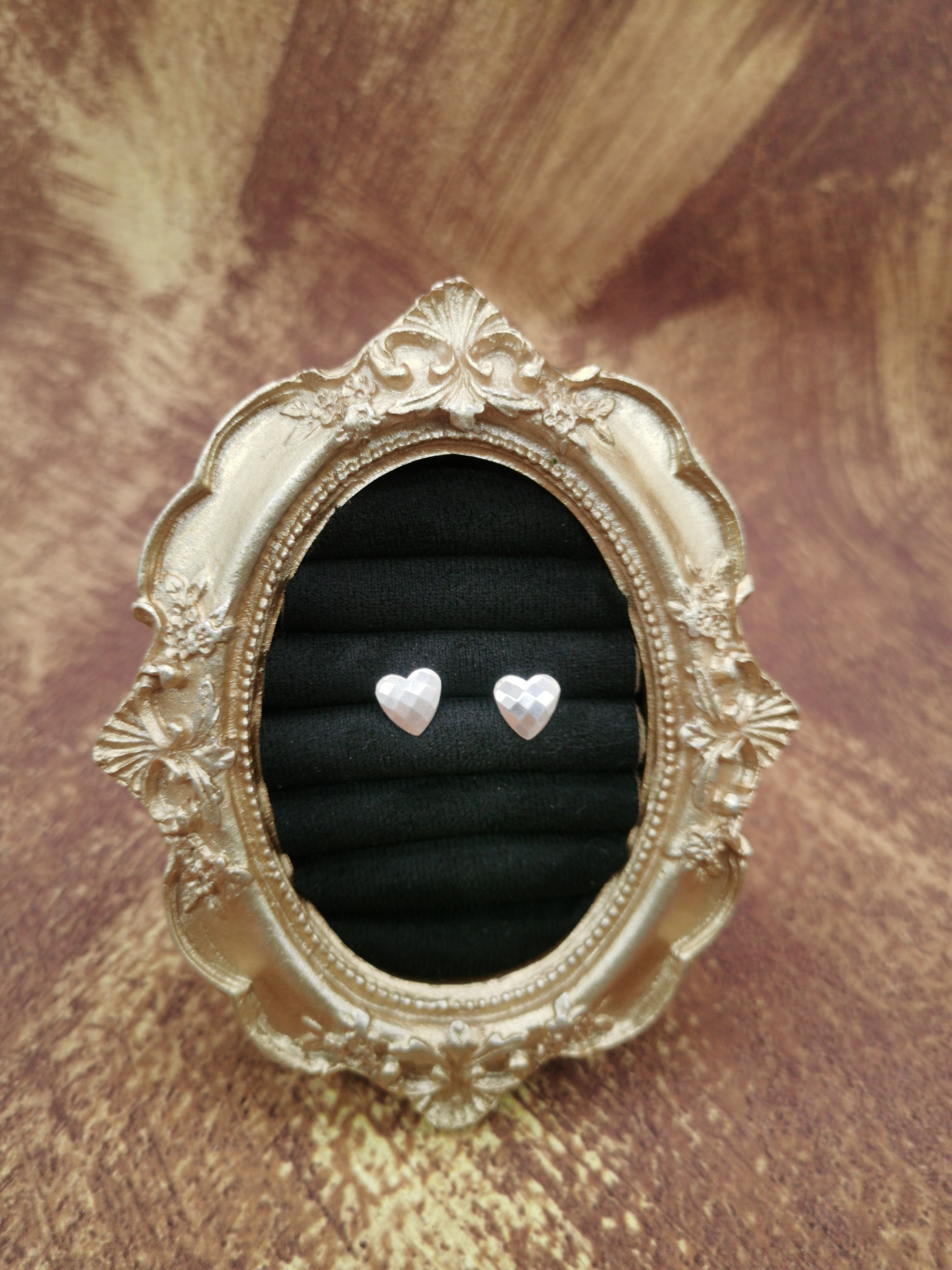 Vintage中古欧洲回流925银捶打纹爱心耳钉,饰品/流行首饰/时尚饰品新,银饰耳饰,淘宝优惠券,粉丝福利购,淘宝优惠卷