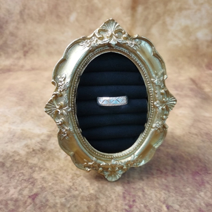 Vintage中古sterling老银素银戒指23号