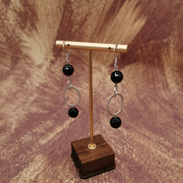 Vintage中古欧洲回流925银黑玛瑙耳环,饰品/流行首饰/时尚饰品新,银饰耳饰,淘宝优惠券,粉丝福利购,淘宝优惠卷