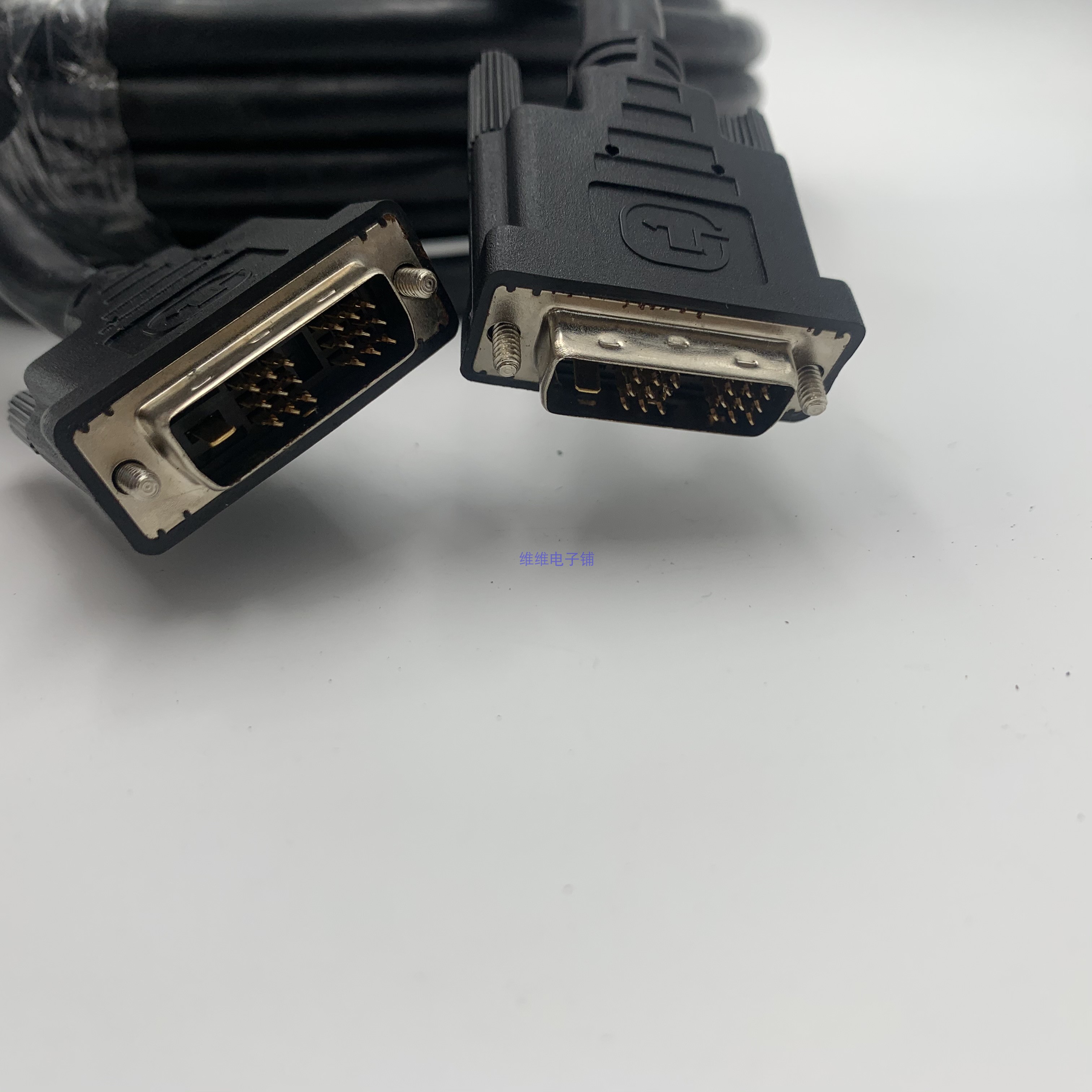 DVI转DvI线vja高清18+1转换器电脑显卡24+1转显示器转接头连接线