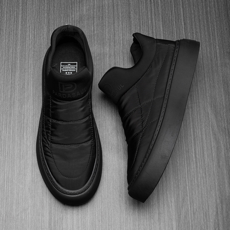 帕达索棉鞋男款冬季加绒保暖鞋羽绒布休闲鞋新款厚底潮流鞋231106,流行男鞋,休闲板鞋,淘宝优惠券,粉丝福利购,淘宝优惠卷