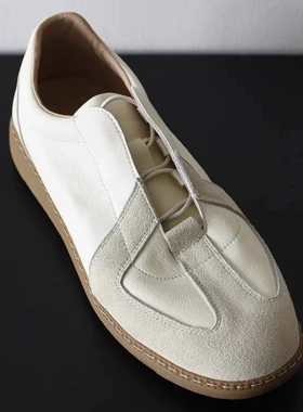 帕达索男鞋新款一脚蹬舒适休闲鞋真皮透气休闲鞋百搭板鞋潮250601