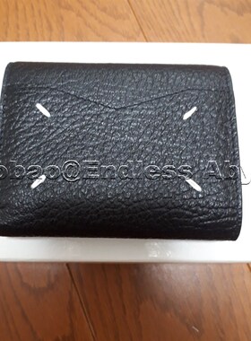 Endless Abyss 头层牛皮多卡位三折钱包男女士四缝线翻盖折叠卡包