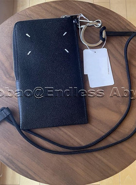 Endless Abyss 22ss四角缝线头层牛皮手机包单肩斜挎包男女挂脖包