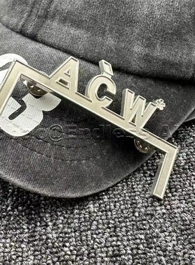 Endless Abyss 字母胸针复古做旧别针情侣雅痞针扣西服配饰男女士