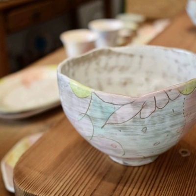 森田みほ手作陶艺碗饭碗汤碗抹茶碗
