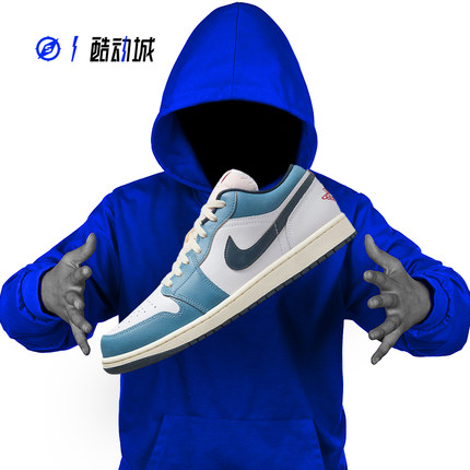 指南针AIR JORDAN 1 LOW AJ1 乔一 男女低帮复古篮球鞋HM3711-144