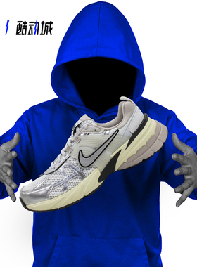 指南针 NIKE V2K RUN 男女低帮复古老爹鞋厚底跑步鞋 FD0736-100