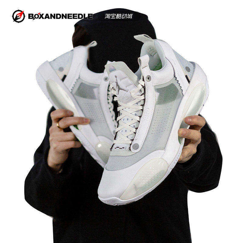 指南针 AIR JORDAN 34  AJ34 乔34 男低帮实战篮球鞋 CU3475-100
