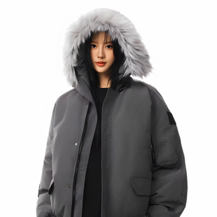 FDR GDES官方店美式毛领棉衣棉服男女秋冬加厚保暖情侣外套派克服