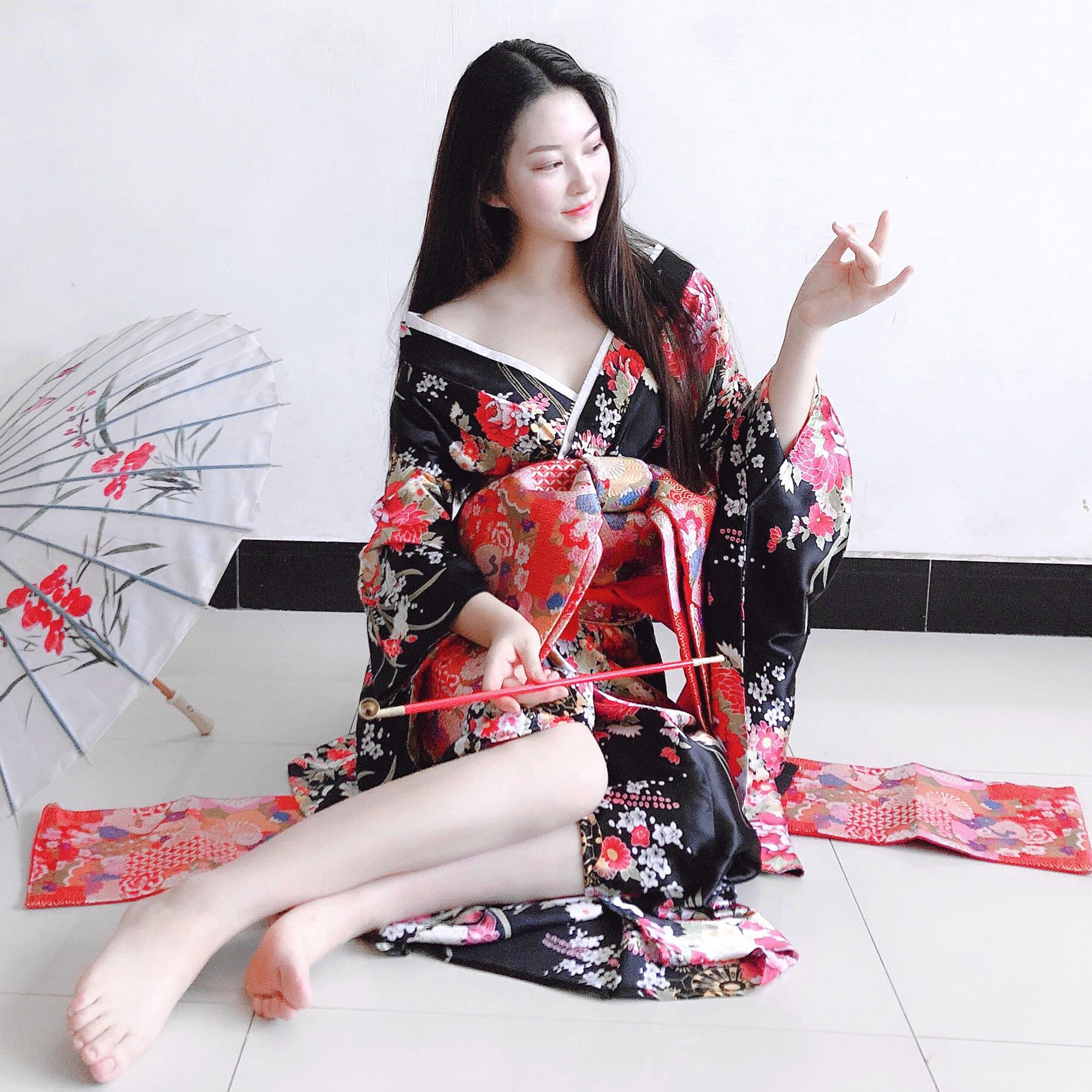 和服套装中华吴服简易版艺妓花魁汉服古装摄影主播表演cos可定制