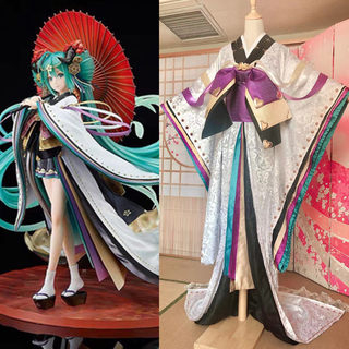 定制初音未来cos服中华吴服永恒之地Land of the Eternal花魁套装