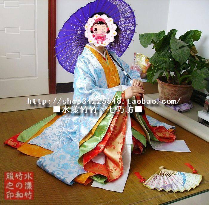 真人实拍日本和服舞台影楼百搭万用樱姬小叽百鬼夜行十二单特价