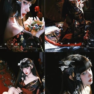 高级和服打褂织锦振袖 量大优惠 拖尾外套舞台cos摄影表演主播服装