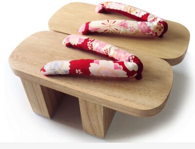 实物拍摄出口日本百搭万用冲野真夜子艺妓花魁木屐cos高跟鞋子